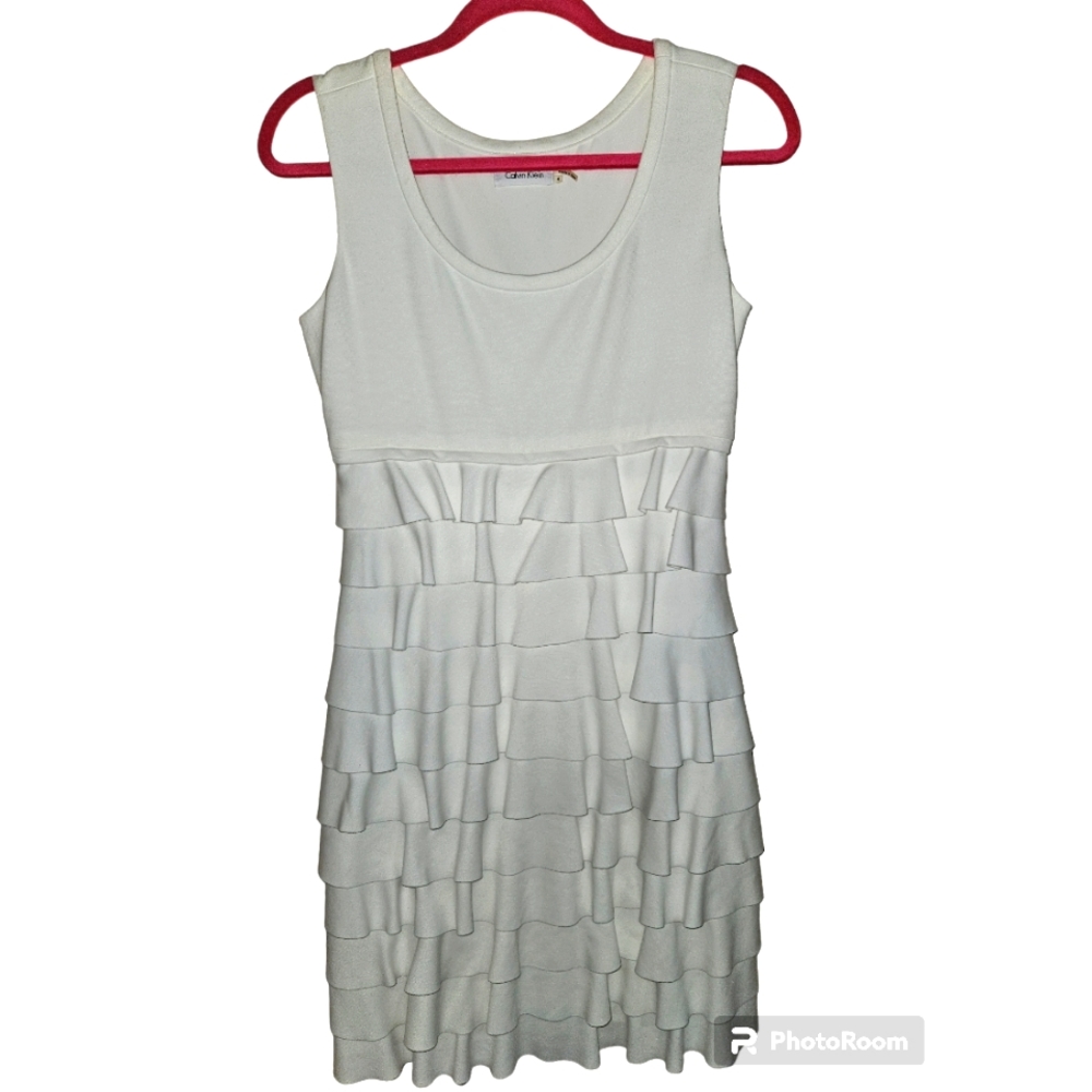 Calvin‎ Klein Ruffle Layer Dress